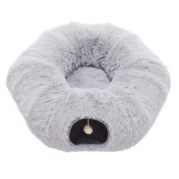 CozyTunnel™ Kattbädd med Lekgång